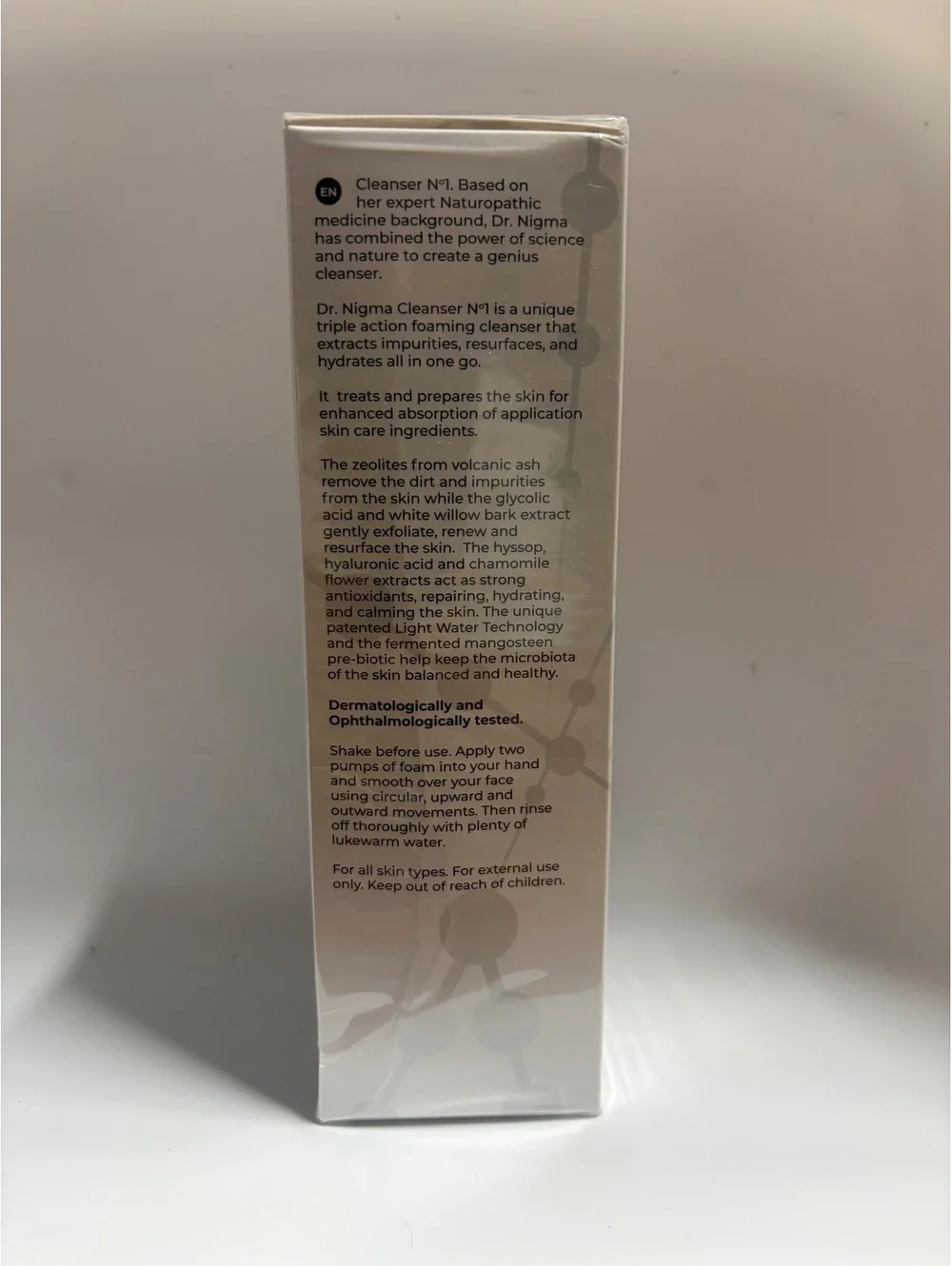Dr. Nigma Cleanser No 1 Facial Cleanser - Triple Action Foaming Cleanser